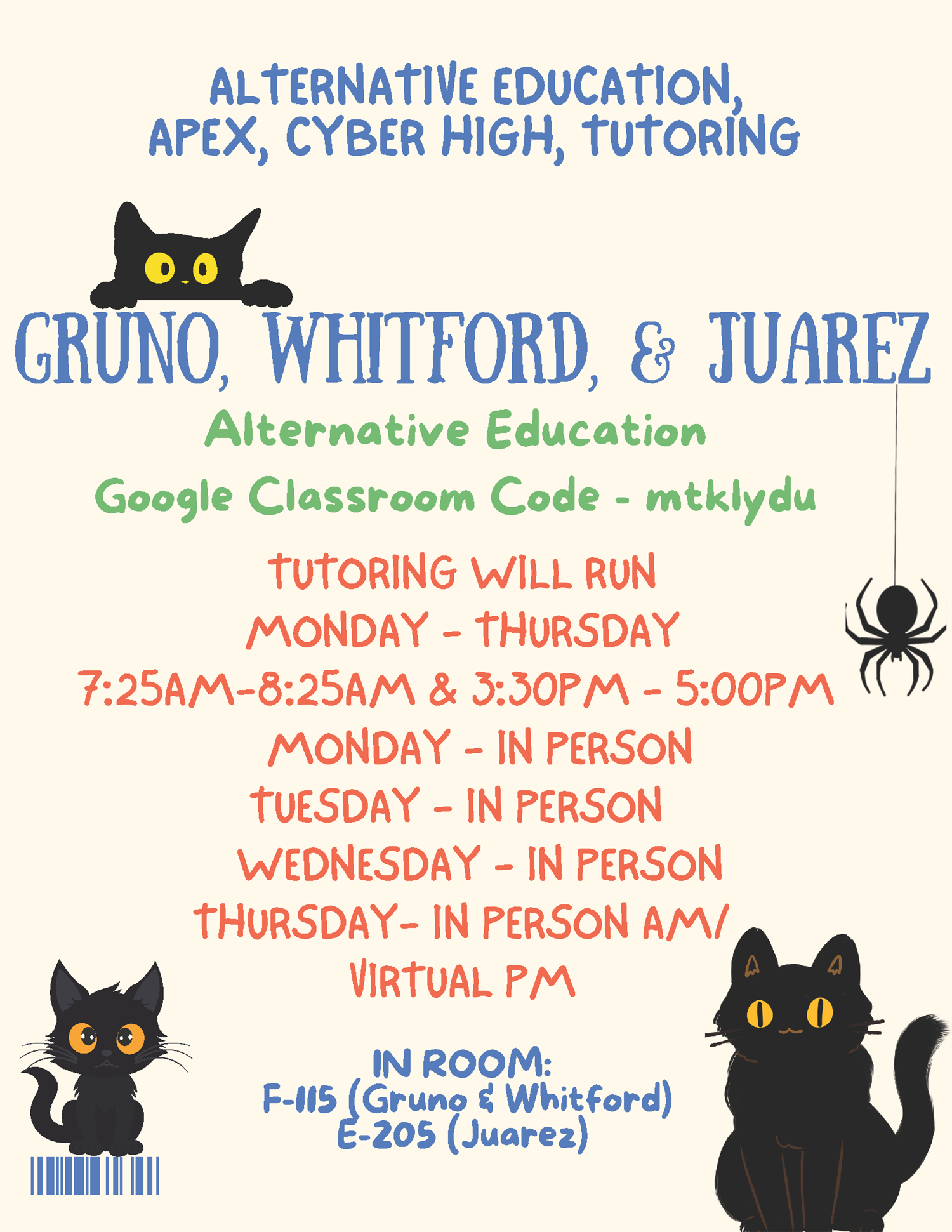  Credit Recovery and After school Tutoring